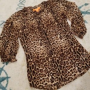 3/$20 Joe Fresh Fall Trend Leopard Flowy Top XS